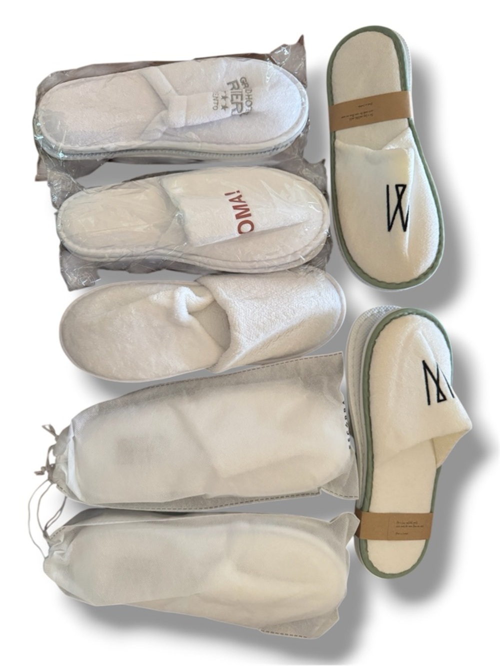 Hotel Slippers 9 pairs new